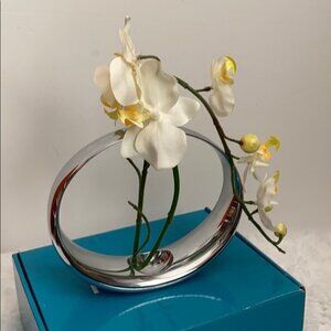 Nambe MT0038 2009 Neil Cohen Globe Bud Vase Stand